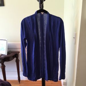 J Crew Open Cardigan