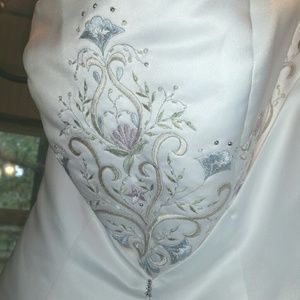 White wedding dress
