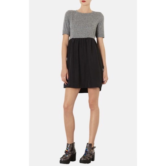(SOLD) Topshop Colorblock Smock Dress