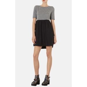 (SOLD) Topshop Colorblock Smock Dress
