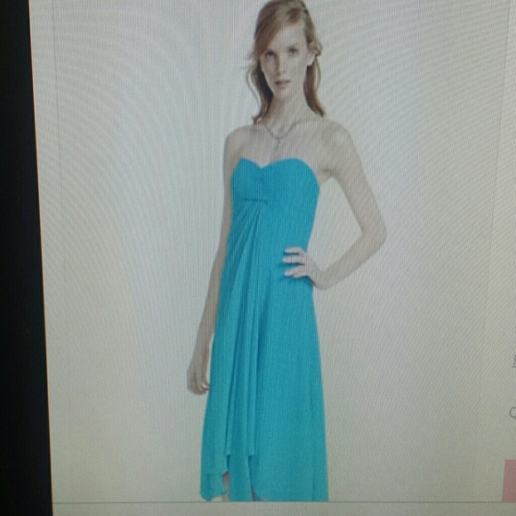 Strapless Chiffon Short Dress