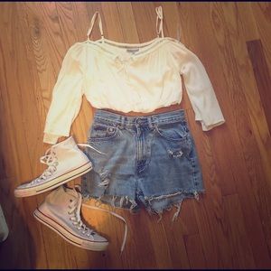 Calvin Klein high waisted denim jeans in size 8