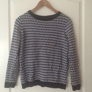 SOLD// Checkered Granny Pullover