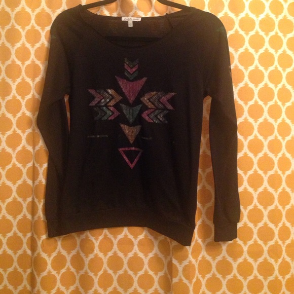 Charlotte Russe xs long sleeve sequin top