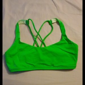 Lululemon Lime Green Sports Bra