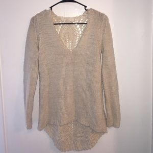 Zara crochet knitted sweater