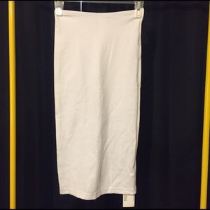 Cotton spandex pencil skirt