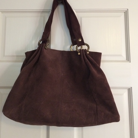 Suede Gap shoulder bag