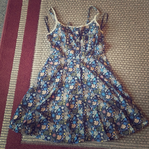 Floral fit and flare dress