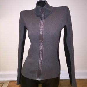 90s Calvin Klein sport zip up sweater
