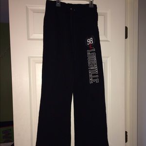 U of L sweatpants.