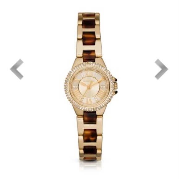 Michael Kors Petite Camille Tortoise Acetate Watch