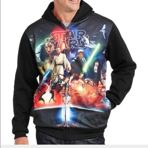 Starwars zip up sweatshirt