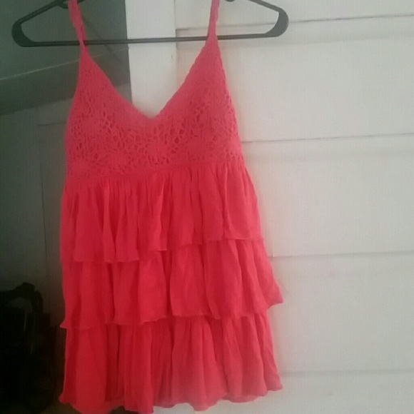 Cute ruffle tank
