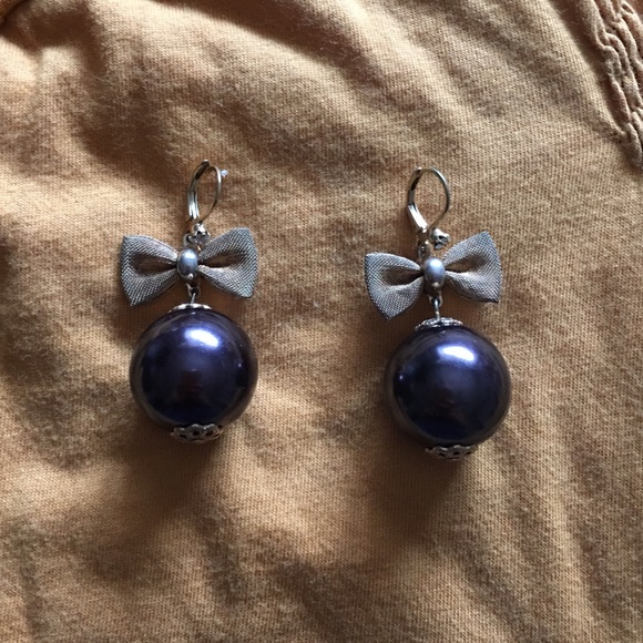 Holiday bulb Betsy Johnson dangle earrings