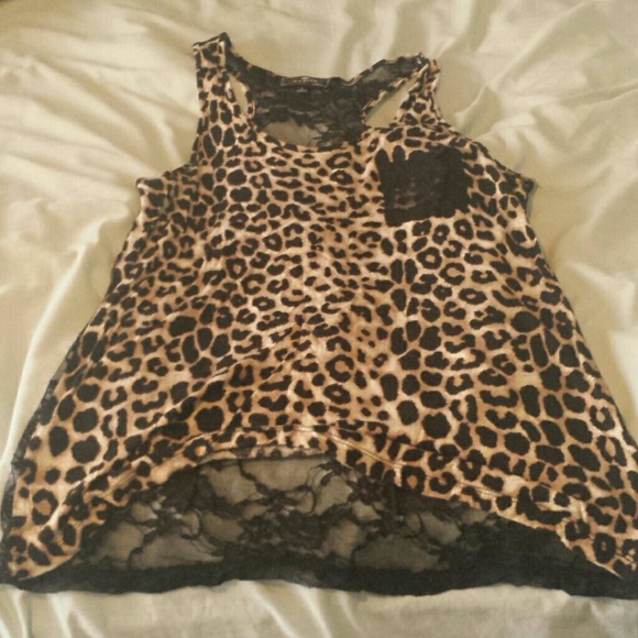 Cheetah tank top