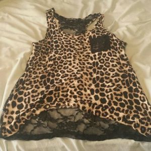 Cheetah tank top