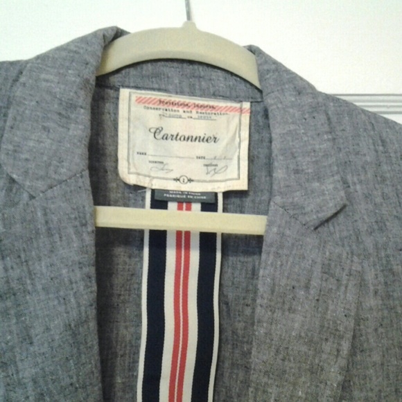 Anthropologie denim boyfriend blazer - Picture 2 of 4
