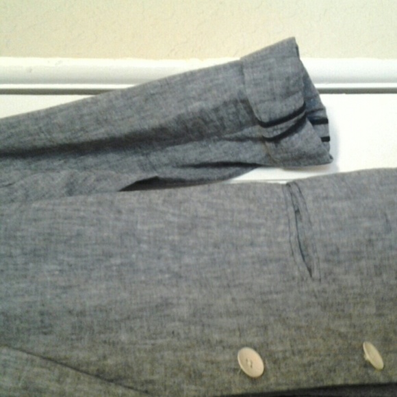 Anthropologie denim boyfriend blazer - Picture 3 of 4