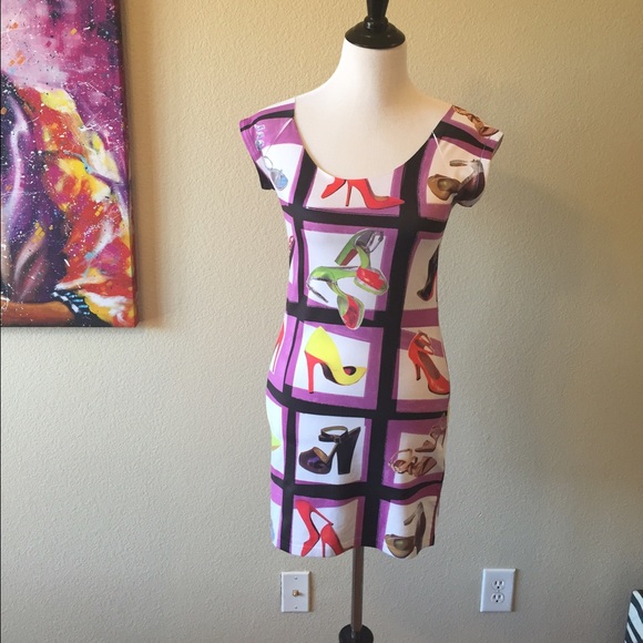 Flash sale! Patricia Fields dress SHOE print