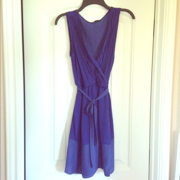 Blue dress by Zara Xs