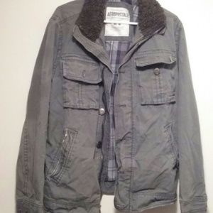 Mens Gray Aeropostale Coat