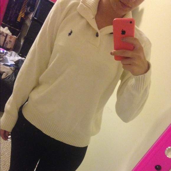 Polo cream sweater