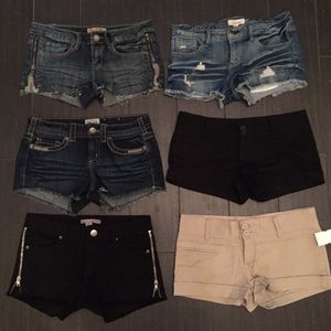 LOT short shorts Medium Choose 3