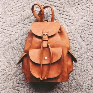 Mini Brown Backpack