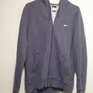 Mens Gray Nike Hoodie