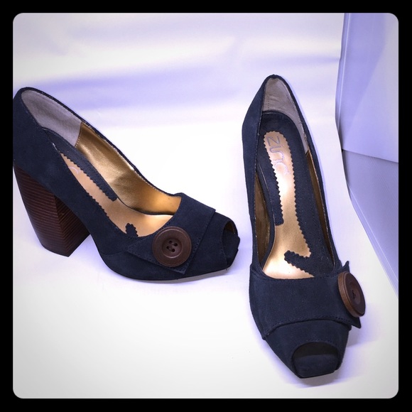 Stacked Heel Pumps