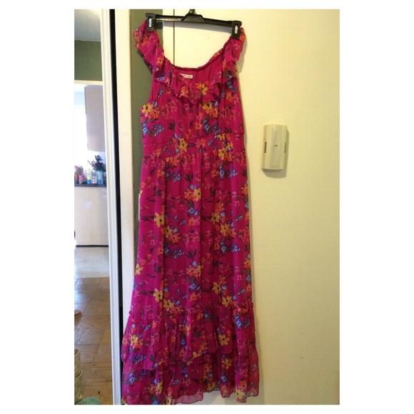 Beautiful Pink Floral Dress