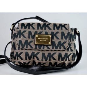 SALE Michael Kors Small Flap Jacquard Crossbody