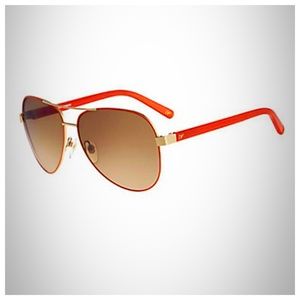 DVF retro-glam aviator sunglasses