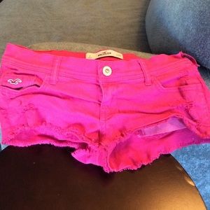 Pink Hollister shorts