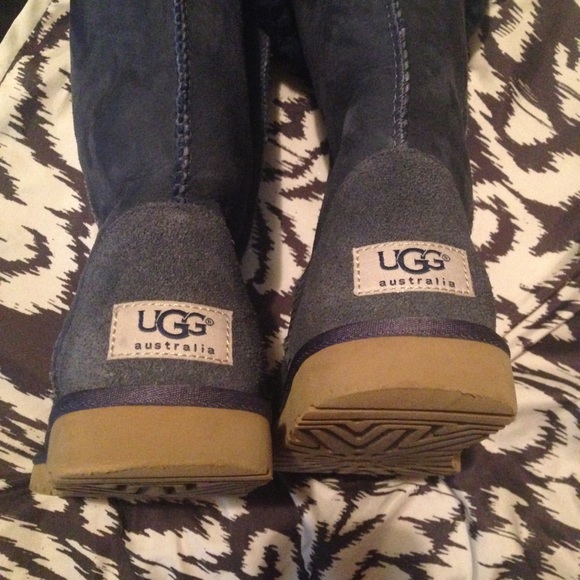 Tall Navy Uggs - Picture 3 of 3