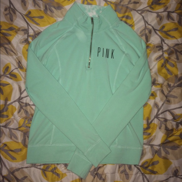 PINK half-zip up sweater - Picture 1 of 3