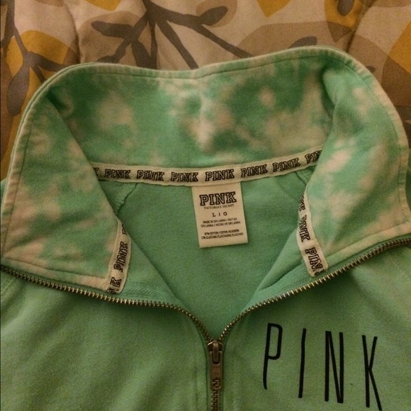 PINK half-zip up sweater - Picture 3 of 3