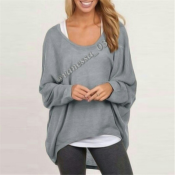 Sweaters - Baggy Hi-Lo Top