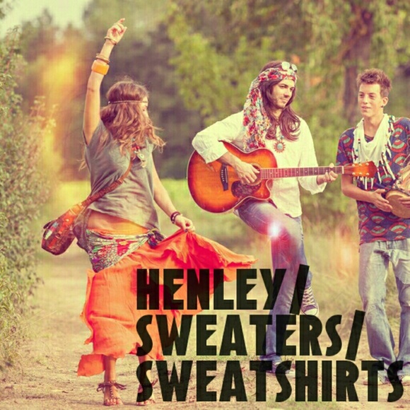 Henley/Sweaters/Sweatshirts