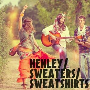 Henley/Sweaters/Sweatshirts