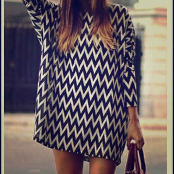 Boutique Dresses & Skirts - Chevron Mini Dress