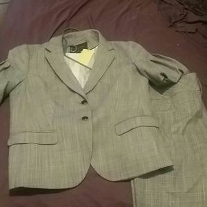Banana republic gray suit