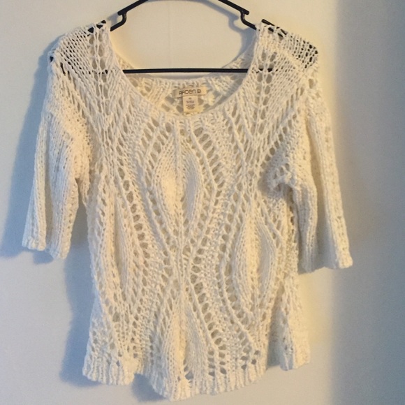 Arden B Crochet Sweater