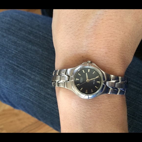 Silver citizen watch