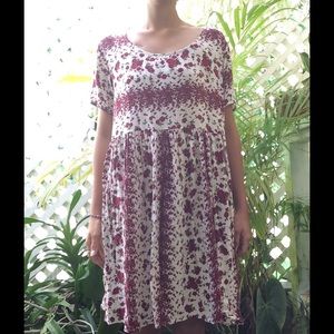 Brandy Melville floral baby doll dress