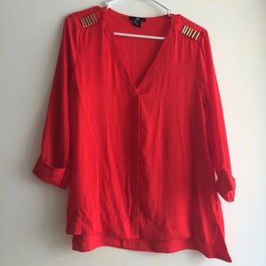 Red H&M top
