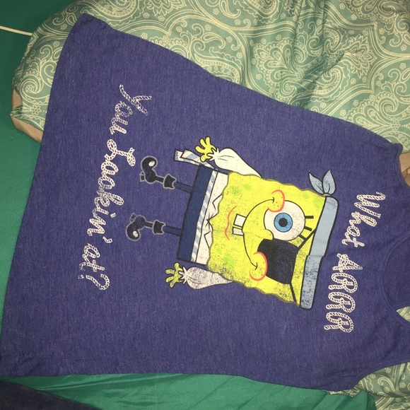 SpongeBob graphic tank