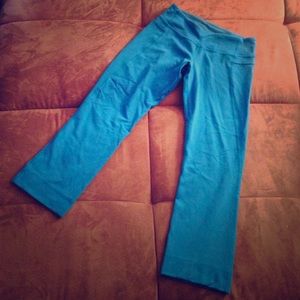 Lululemon Blue Crop Yoga Pants