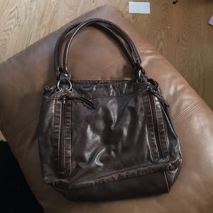 Super Soft Brown Hobo Style Handbag by Bueno